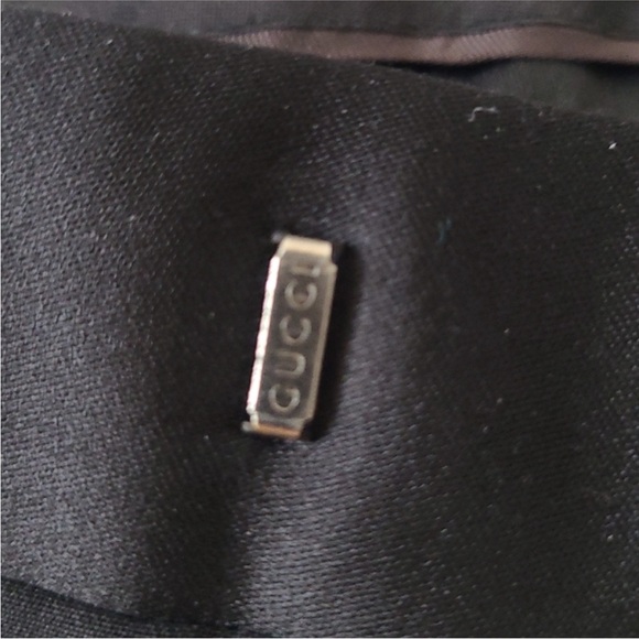 Men Gucci Black Tuxedo Dress Pants - Picture 4 of 12